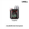 Graphite 【UWELL】Caliburn-Gk3Pod Kit-咖哩棒小煙主機