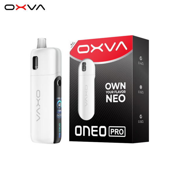 Pearl-White OXVA-ONEO PRO 奧尼奧大小煙主機 40W ( 10月新品)